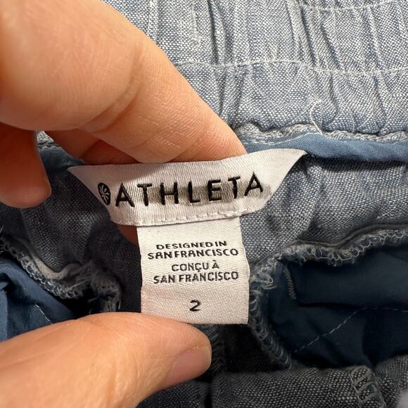 Athleta Light Blue Joggers - Picture 4 of 11